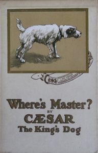 Book cover of Where’s Master by Caesar the King’s Dog